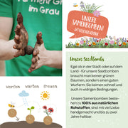 Lose Wildblumen-Samenbomben, unverpackt