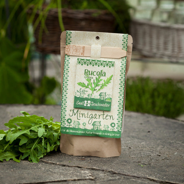 Anzuchtset – Minigarten BIO-Rucola