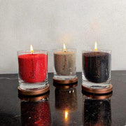 🕯️ Rote Designkerze im Glas (160 g)
