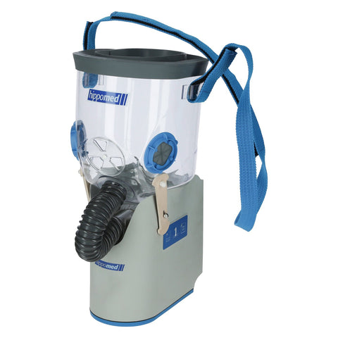 KERBL Hippomed Akku Ultraschall Inhalatorset für Pferde AirOne Flex