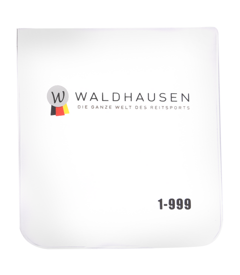 Startnummern Set, oval, mit Gummis