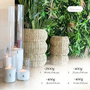 Kerzenpuder 3 kg – DIY-Set mit 80 Dochten