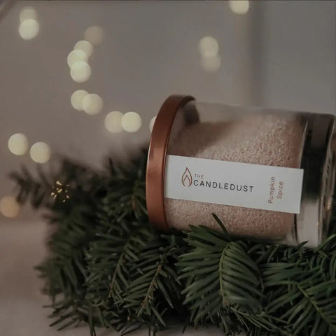 🕯️ The Candledust – Duftkerze Honig & Rauch im Perlmuttglas (160 g)