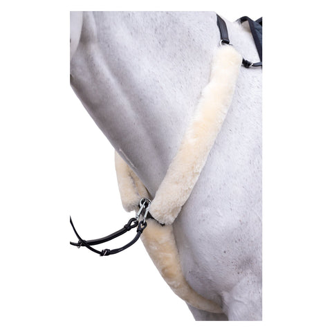 Horse-friends Lammfell-Vorderzeug und Hilfszügelschoner