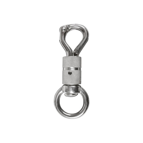 Loesdau Panikhaken mit Drehverschluss und Wirbel