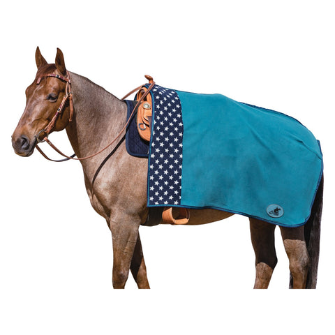 L-pro West Western-Fleecedecke mit Hornausschnitt