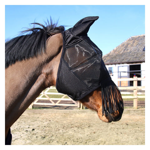 KENTUCKY Fliegenmaske Classic mit Fransen