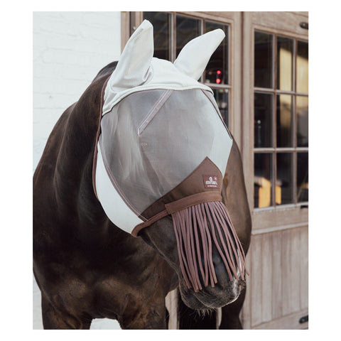 KENTUCKY Fliegenmaske Classic mit Fransen