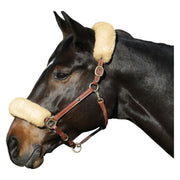 Loesdau Echt-Lammfell-Nasen- oder Genickschutz für Ponys