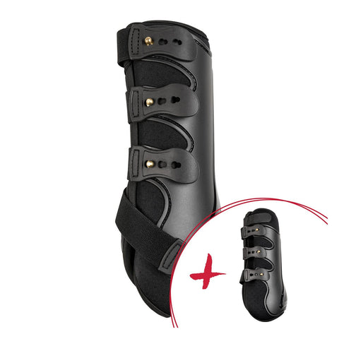 PROTECT by Horse-friends Set Beinschutz, Dressurgamaschen Amadora V + Dressurgamasche Amadora H