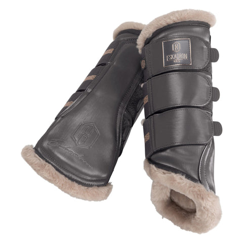 ESKADRON Heritage Gamaschen Glamslate FauxFur