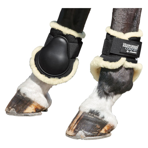HIPPOPREN COMFORT Lammfell-Streichkappen, hinten