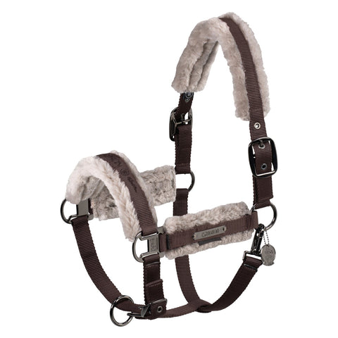 ESKADRON Platinum Halfter Double Pin Girth FauxFur