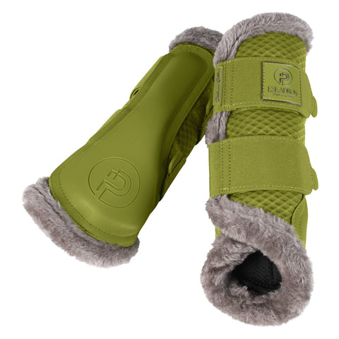 ESKADRON Platinum Gamaschen Mesh Faux Fur