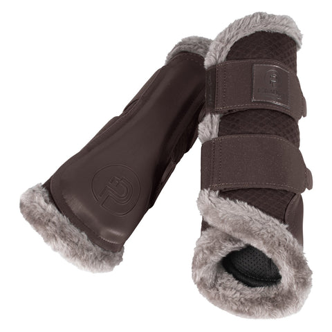 ESKADRON Platinum Gamaschen Mesh Faux Fur