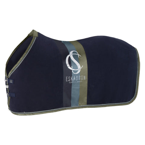 ESKADRON Classic Sports Abschwitzdecke Fleece Stripes