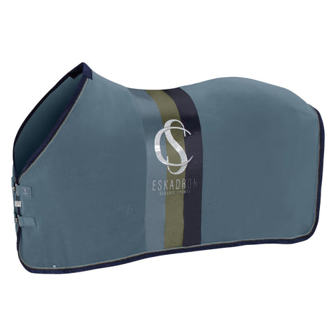 ESKADRON Classic Sports Abschwitzdecke Fleece Stripes