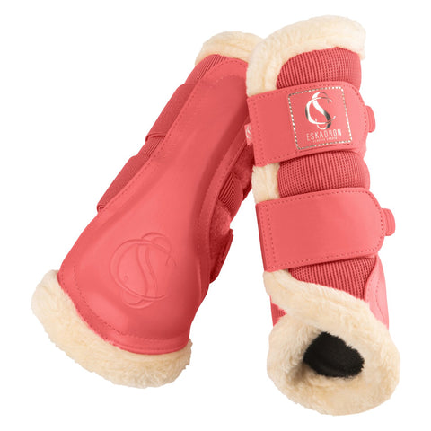 ESKADRON Classic Sports Gamaschen Mesh FauxFur, für Vorder- und Hinterbeine