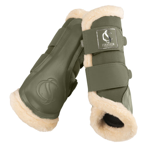 ESKADRON Classic Sports Gamaschen Mesh FauxFur, für Vorder- und Hinterbeine
