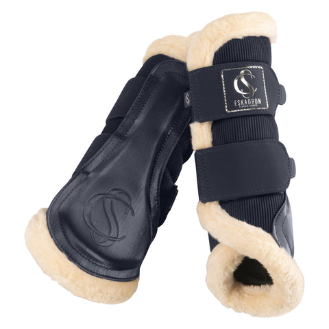 ESKADRON Classic Sports Gamaschen Mesh FauxFur, für Vorder- und Hinterbeine