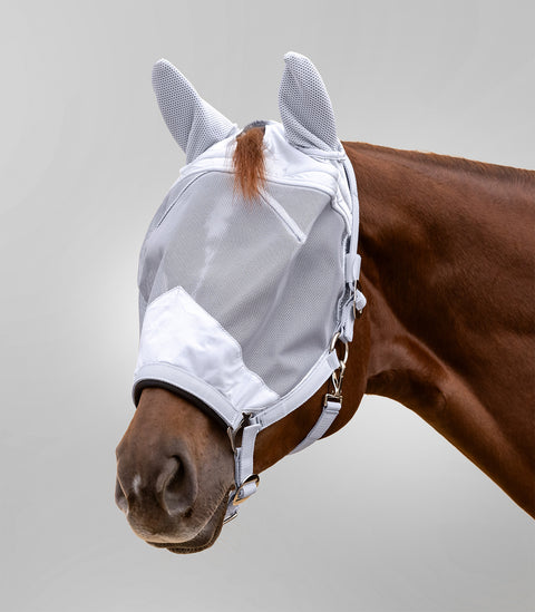 PREMIUM Fliegenmaske mit Halfter