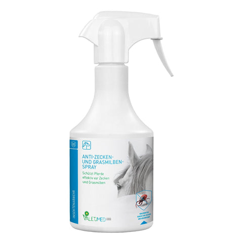 VALETUMED Anti-Zecken-Grasmilben Spray für Pferde