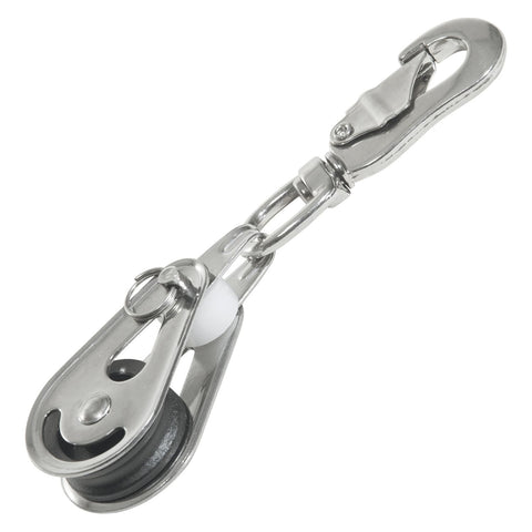 Horse-friends Doppellongen-Umlenkrolle mit Karabiner
