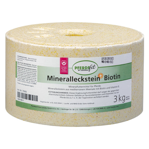 PFERDEfit by Loesdau Mineralleckstein Plus Biotin