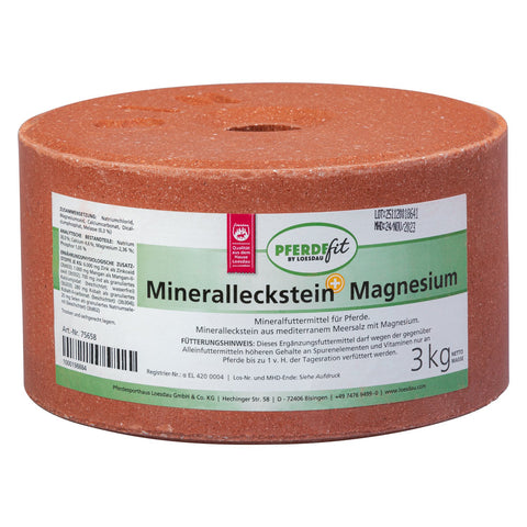 PFERDEfit by Loesdau Mineralleckstein Plus Magnesium