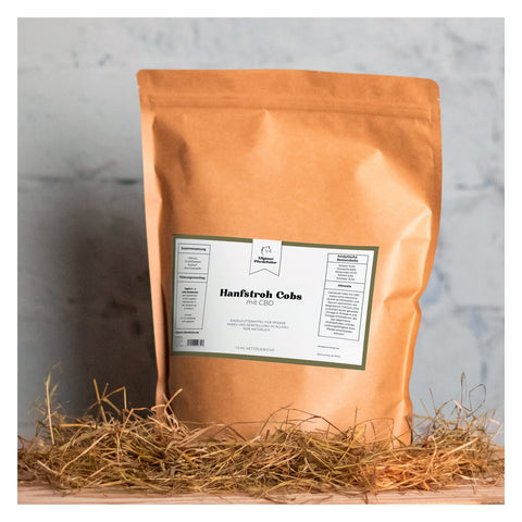 Allgäuer Pferdefutter Hanfstroh Cobs mit CBD