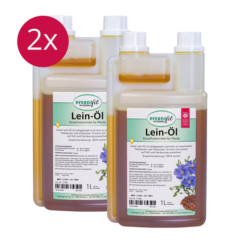 PFERDEfit by Loesdau Leinöl 2er-Set