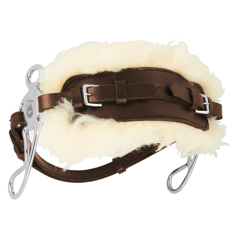 Horse-friends Hackamore mit Lammfellpolster