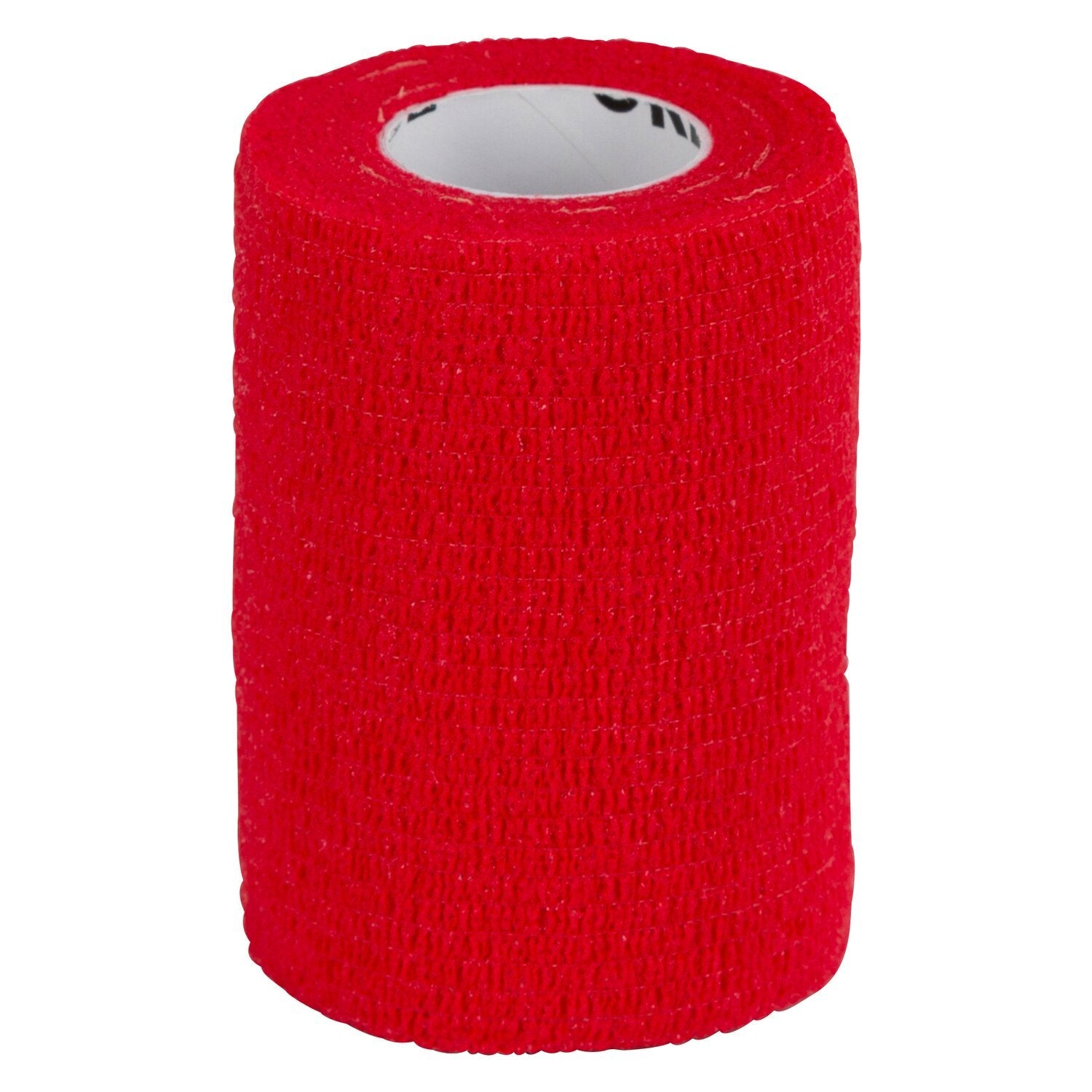 red self adhesive veterinary bandage
