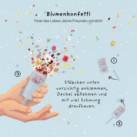 Blütenkonfetti - Glückskind