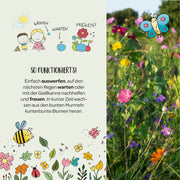 100 lose Blumenmurmeln, unverpackt