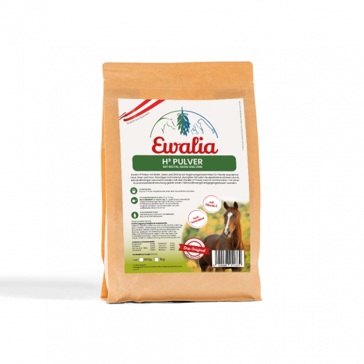 EWALIA H³ Pulver – mit Biotin, Selen und Zink für Pferde