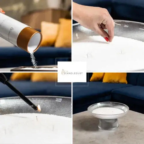 Kerzenpuder 3 kg – DIY-Set mit 80 Dochten