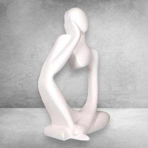 Elegante Figur einer Nachdenklichen Frau – Das Perfekte Geschenk für Besondere Frauen!