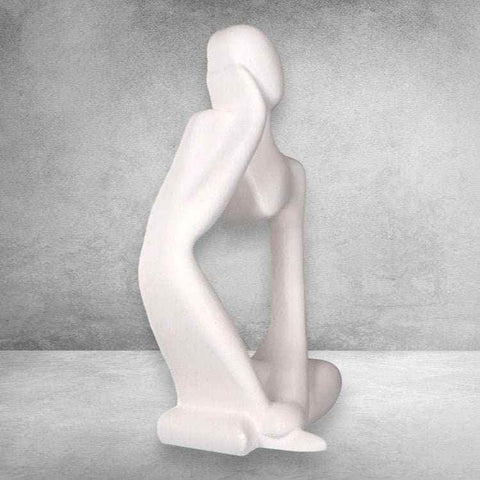 Elegante Figur einer Nachdenklichen Frau – Das Perfekte Geschenk für Besondere Frauen!