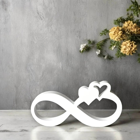 Infinity Deko mit Herz für stilvolle Wohnaccessoires