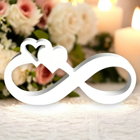 Infinity Deko mit Herz für stilvolle Wohnaccessoires