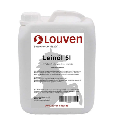 Louven Leinöl 5l Kanister