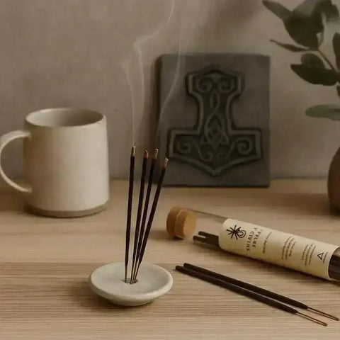 Bragi – Handgemachtes Sandelholz-Räucherwerk für Kreativität & Inspiration